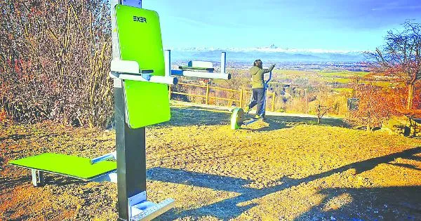 Dal primo gennaio è aperta a tutti la “palestra all’aperto” sul Belvedere